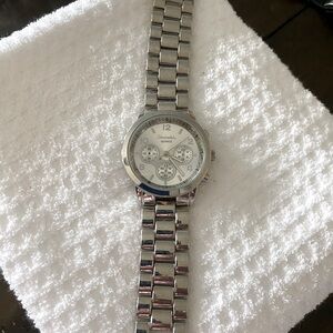 Aeropostale silver watch.  Early 2000s
